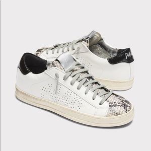 P448 snakeskin low top sneakers